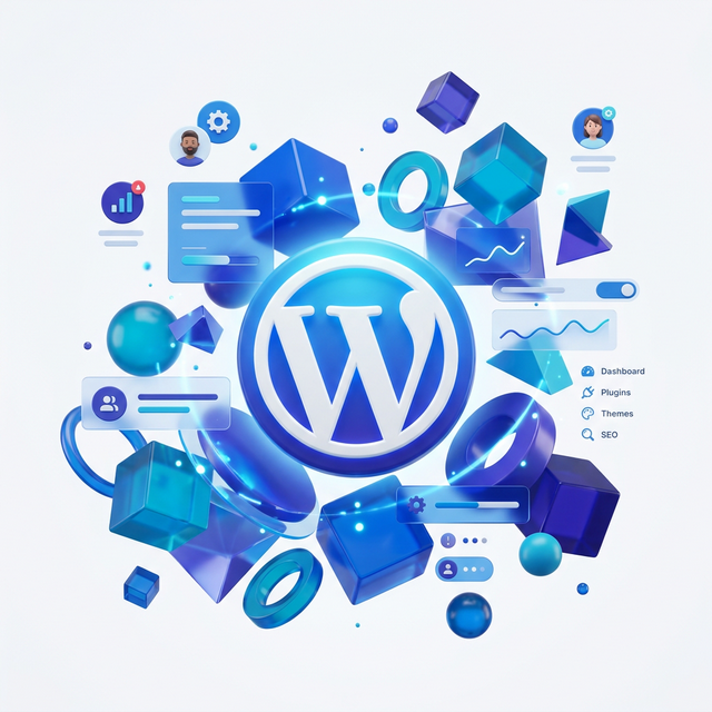 WordPress Laptop Mockup